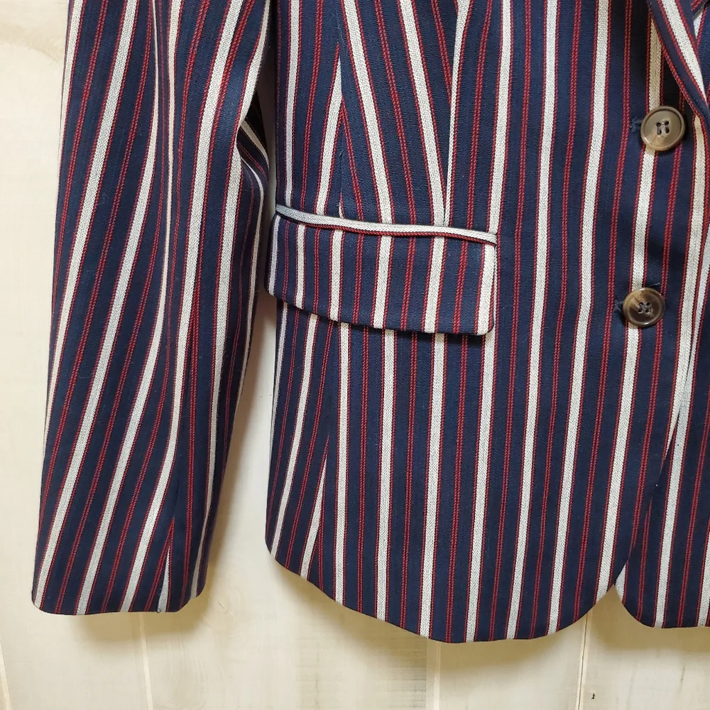 NWT Cartonnier Striped Blazer with Pockets! NEW size S - Picture 7 of 16